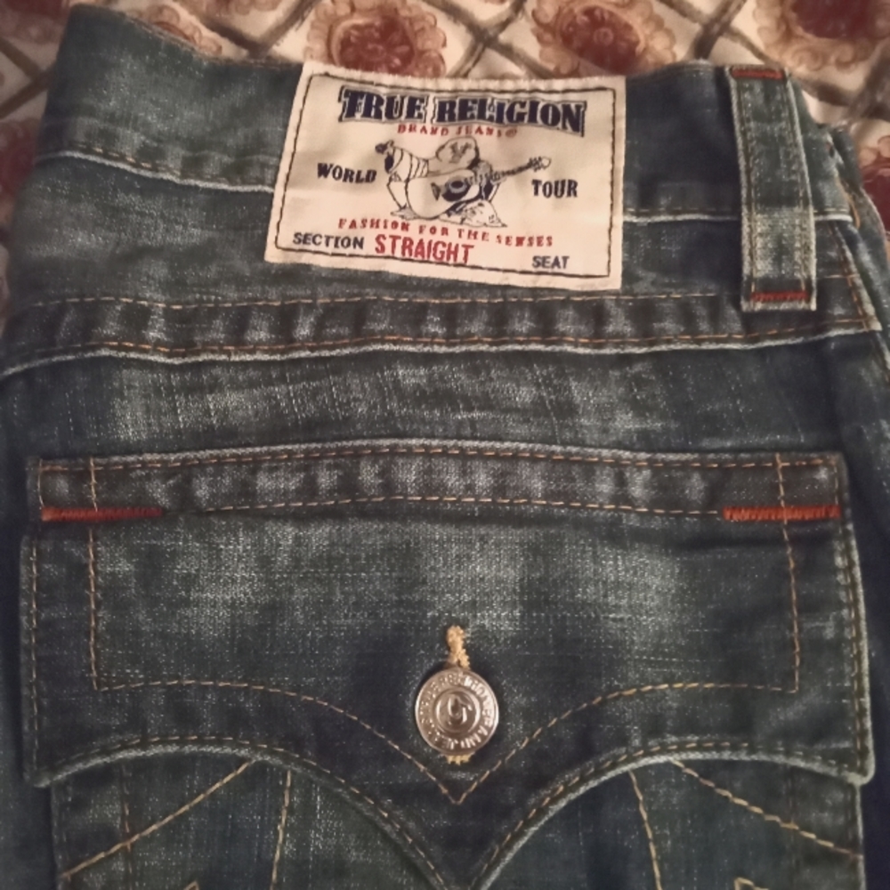 Tru religion size 34 blue jeans